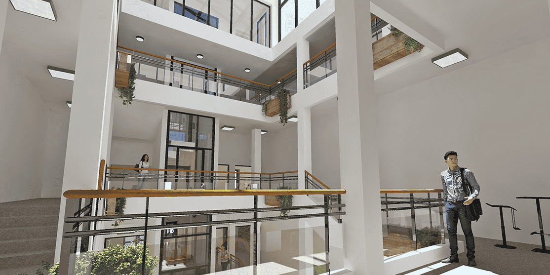 Image 3D du projet de pépinière