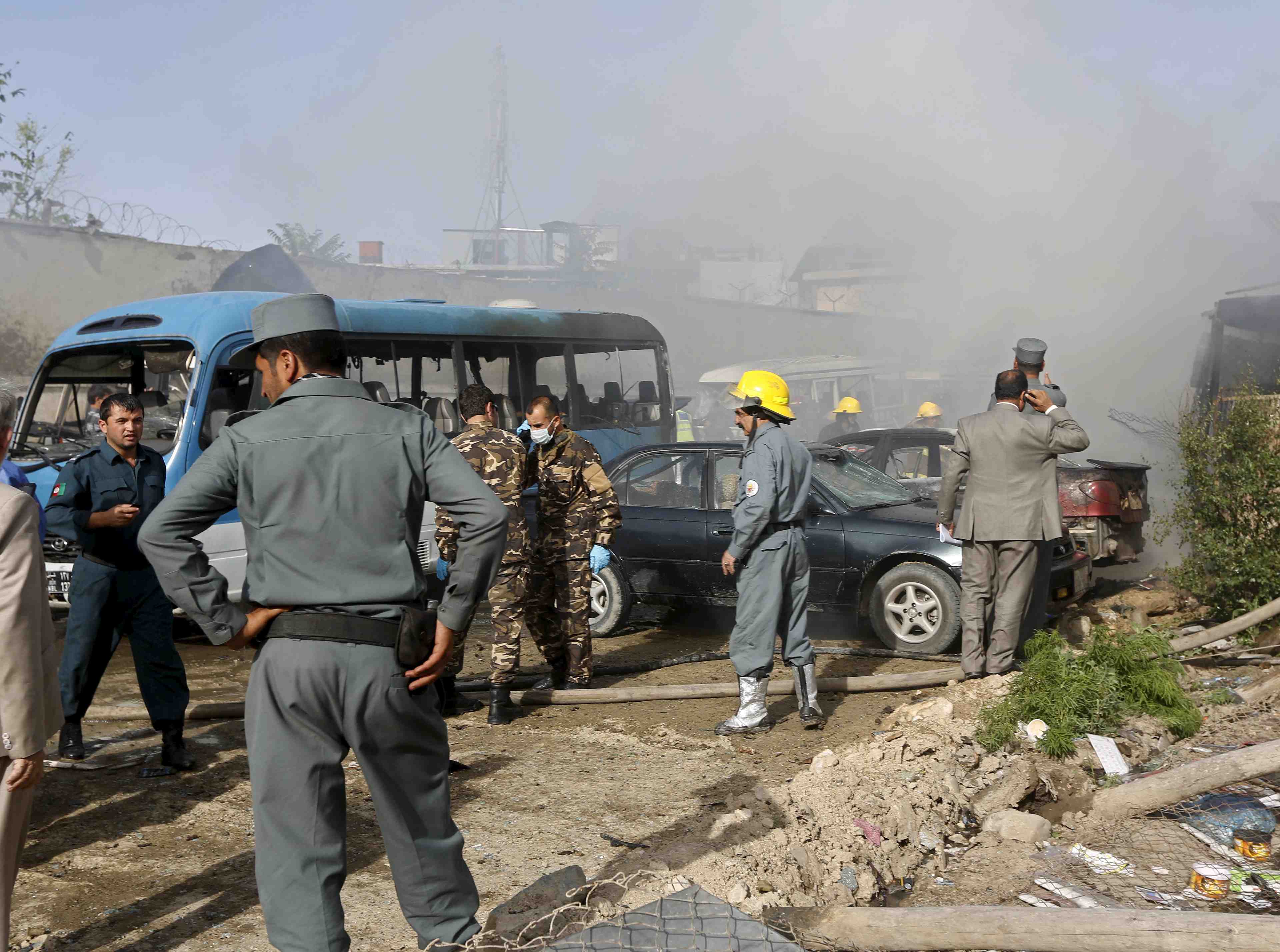 Au moins cinq morts dans un attentat a kaboul