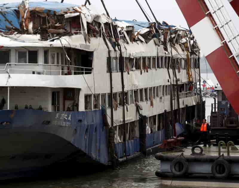 La meteo a l'origine du naufrage sur le yangtze