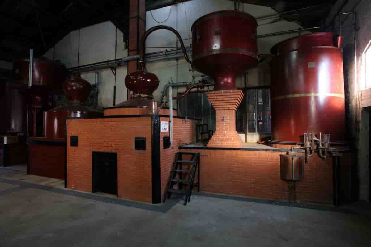 Trois nouveaux spiritueux passent au travers des alambics de la distillerie de Cormeilles (Eure).