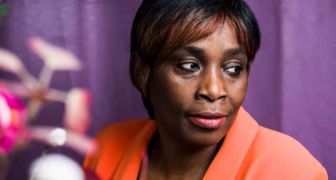 Rachel Keke, ancienne députée la France Insoumise (LFI), chez elle à Chevilly-Larue, le 3 décembre 2024.