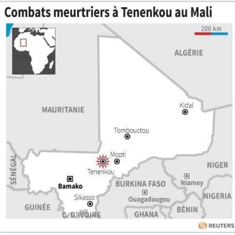 Combats meurtriers a tenenkou au mali