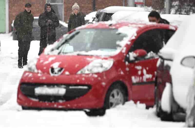 L'irlande paralysee par les tempetes de neige