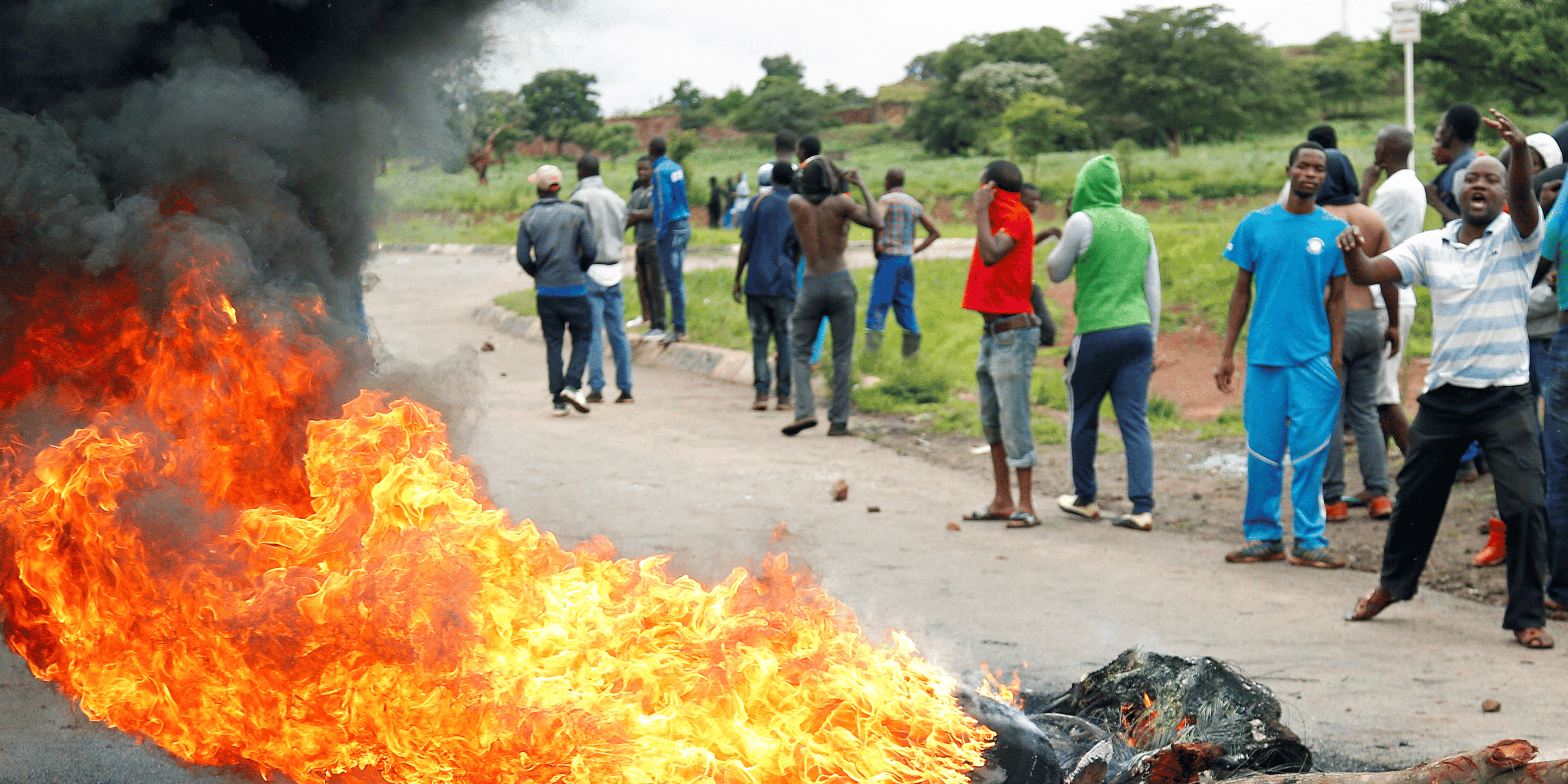 Zimbabwe: 68 blesses par balles lors des violentes manifestations
