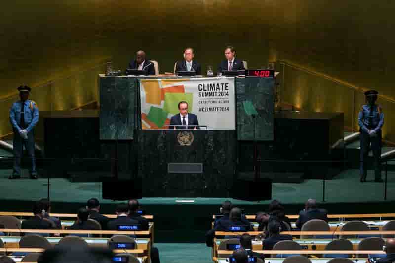 Des objectifs fixés au sommet des Nations unies sur le climat