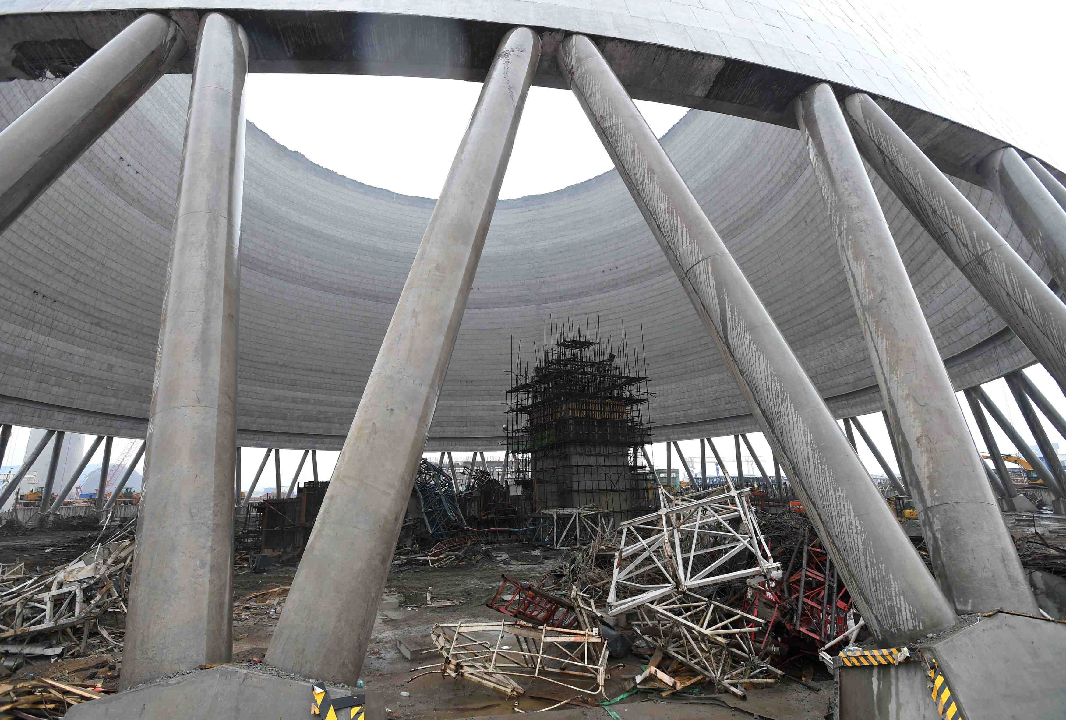 Chine: neuf arrestations apres un accident meurtrier sur un chantier