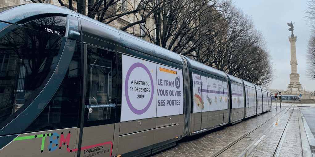 Un premier tronçon de la ligne D du tramway a été mis en service samedi 14 décembre 2019.
