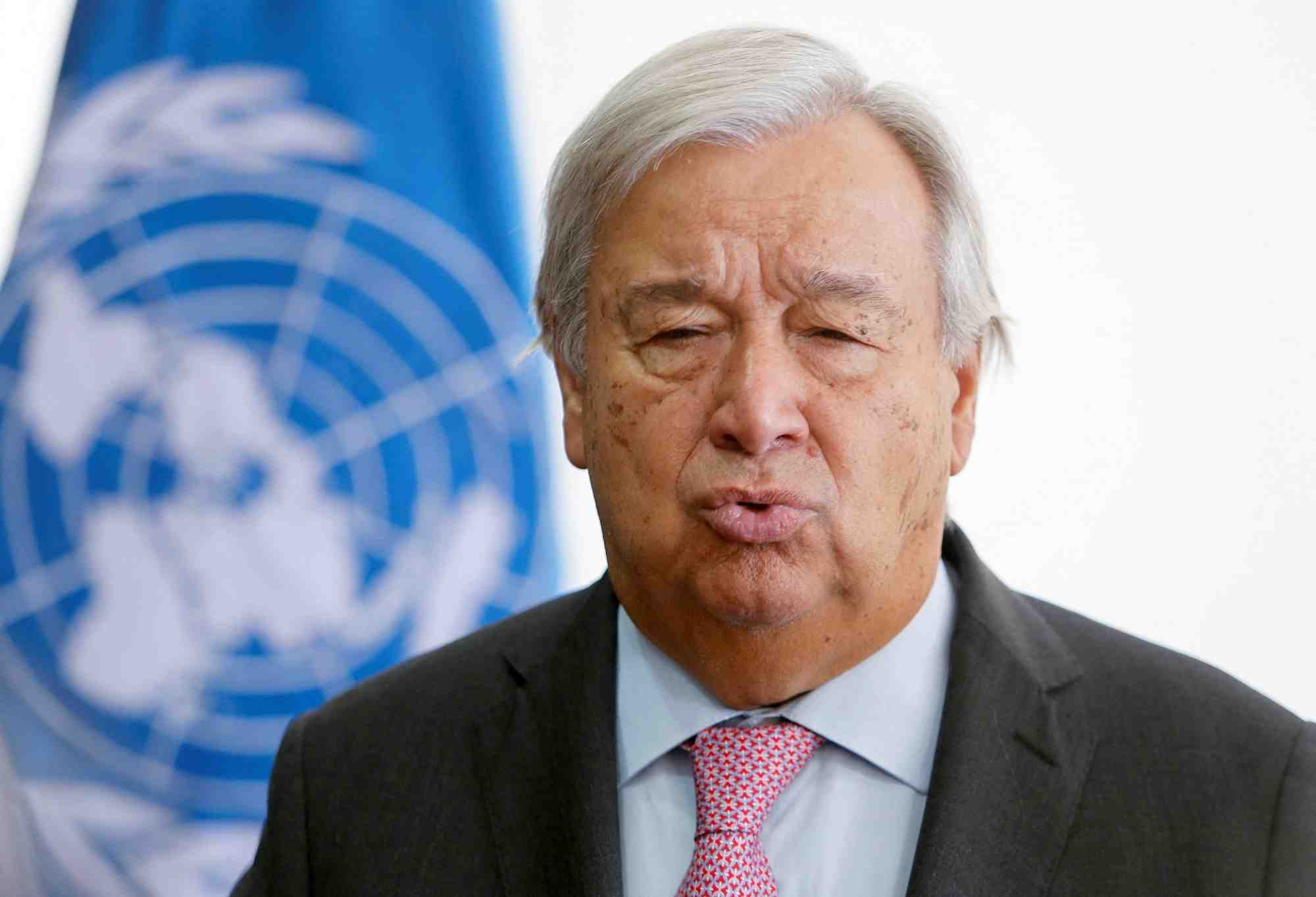 Le secretaire general des nations unies rencontre le premier ministre du timor oriental, xanana gusmao, a dili