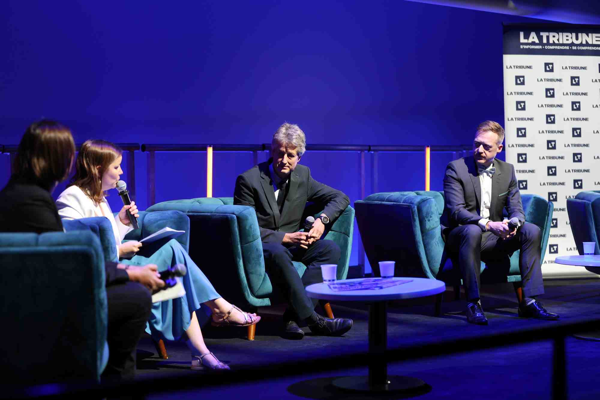 Jean-Pierre Diris (au centre), coordinateur interministériel Infrastructure de résilience et d’interconnexion sécurisée par satellite (Iris²) lors du Space Forum.