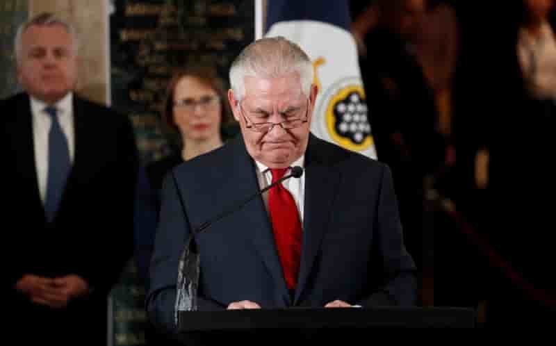 Tillerson s'inquiete de la "crise ethique" de la vie publique americaine