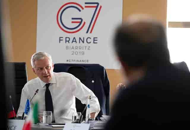 "Un accord au niveau du G7 est décisif. Si nous ne trouvons pas d'accord au niveau du G7 sur les grands principes de la taxation du digital aujourd'hui ou demain, très franchement ça sera compliqué de trouver un accord entre les 129 pays membres de l'OCDE", a prévenu Bruno Le Maire.