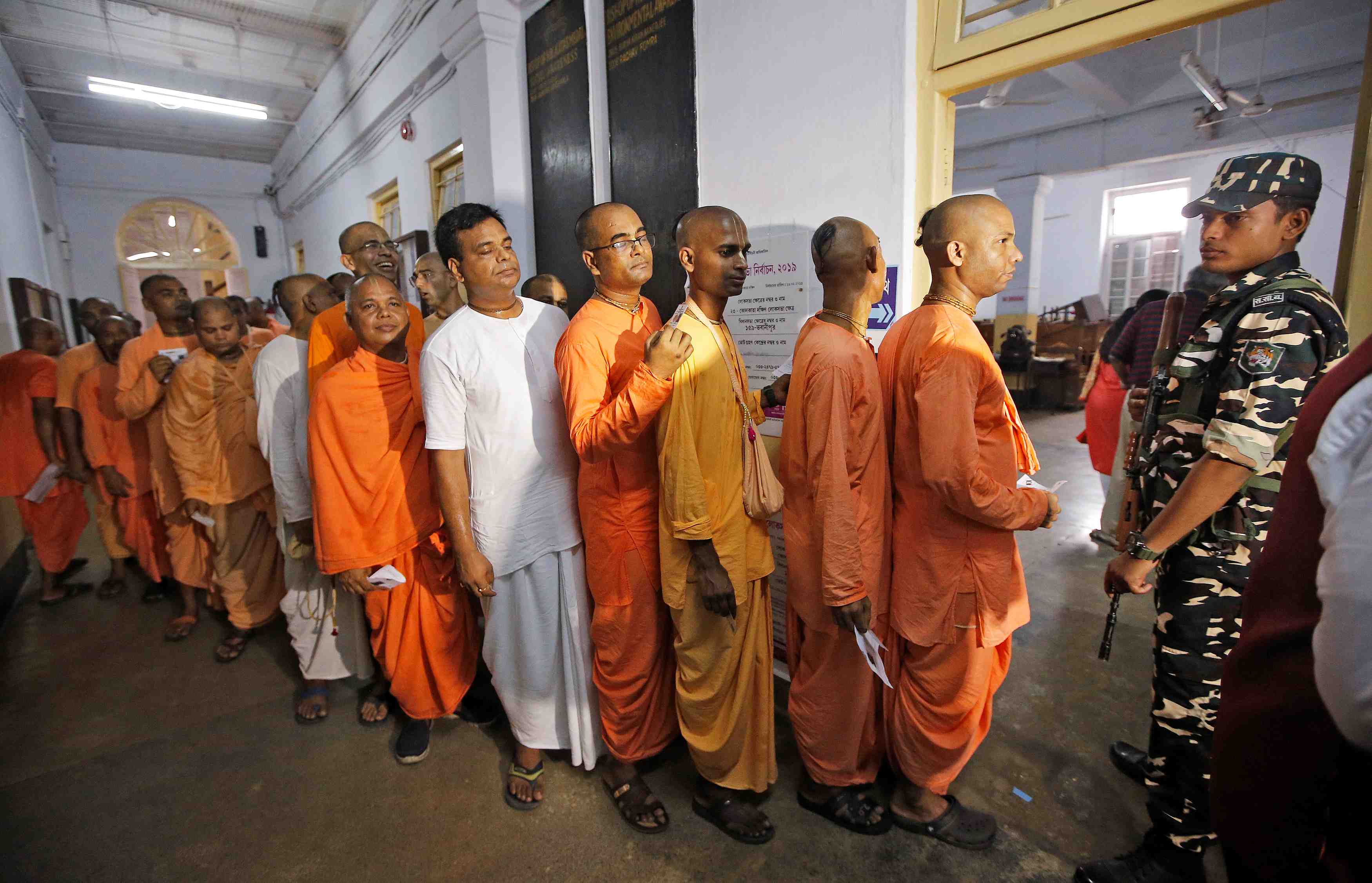 Derniere phase des legislatives indiennes au bengale occidental