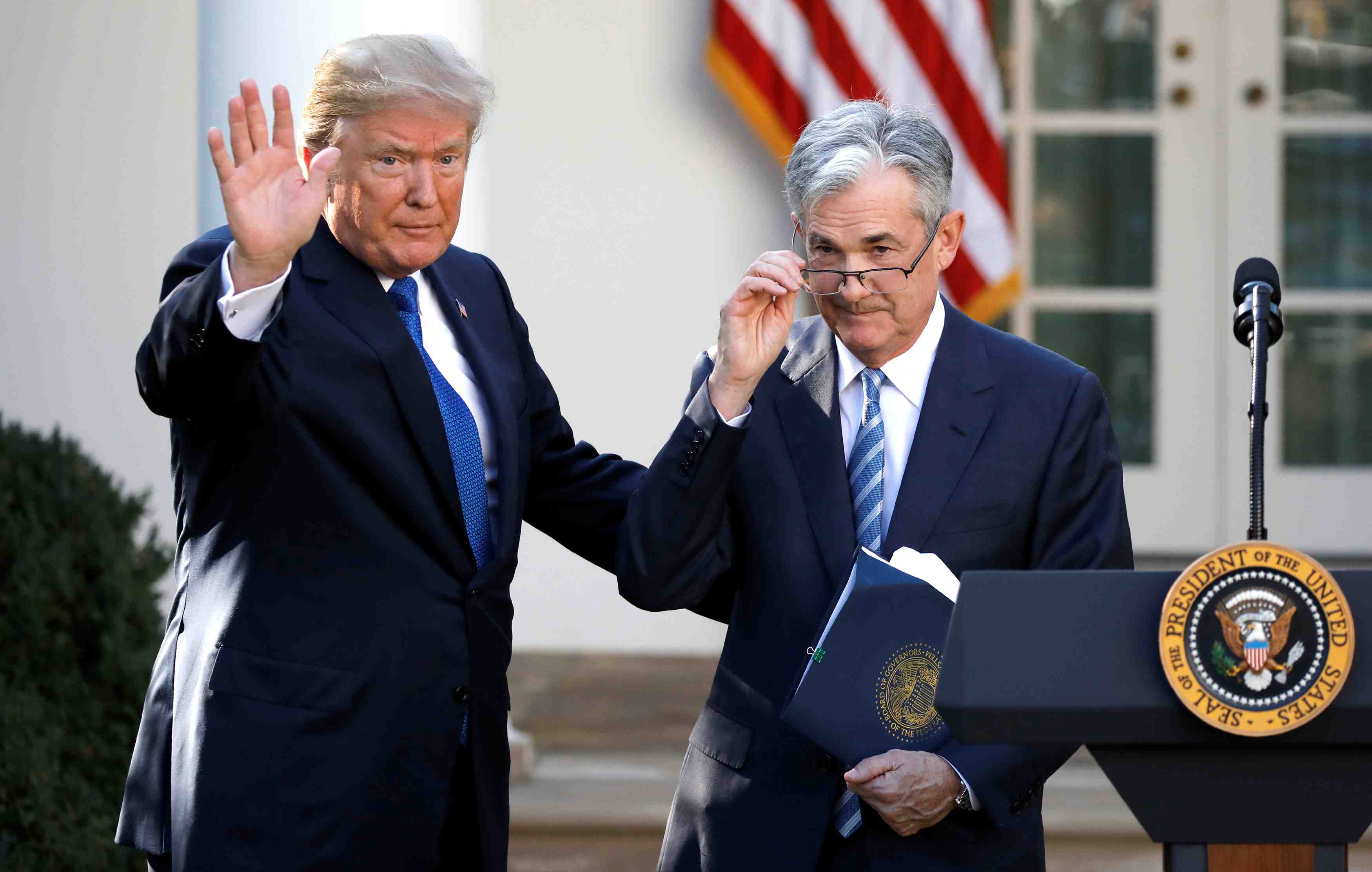 Trump s'est plaint aupres de powell de la politique de la fed