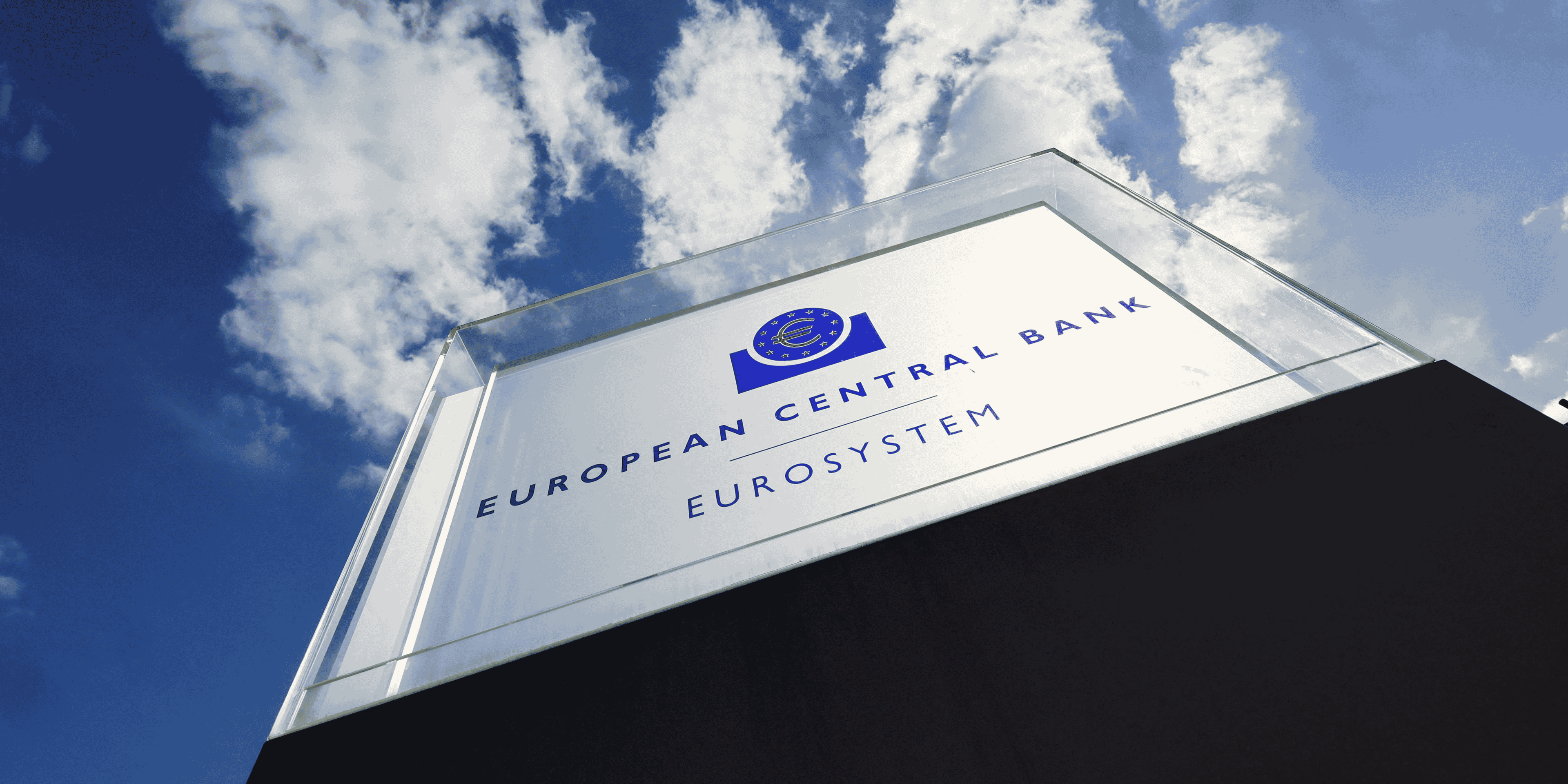 Le logo de la banque centrale europeenne (bce)