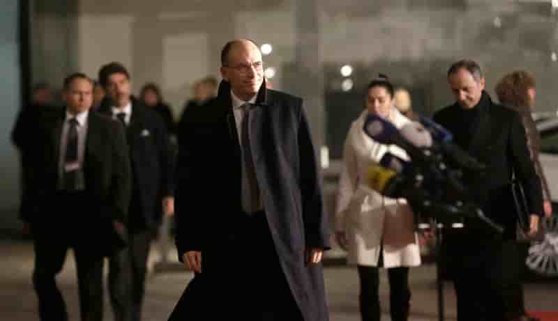 Enrico Letta devra demander le soutien du Parlement italien