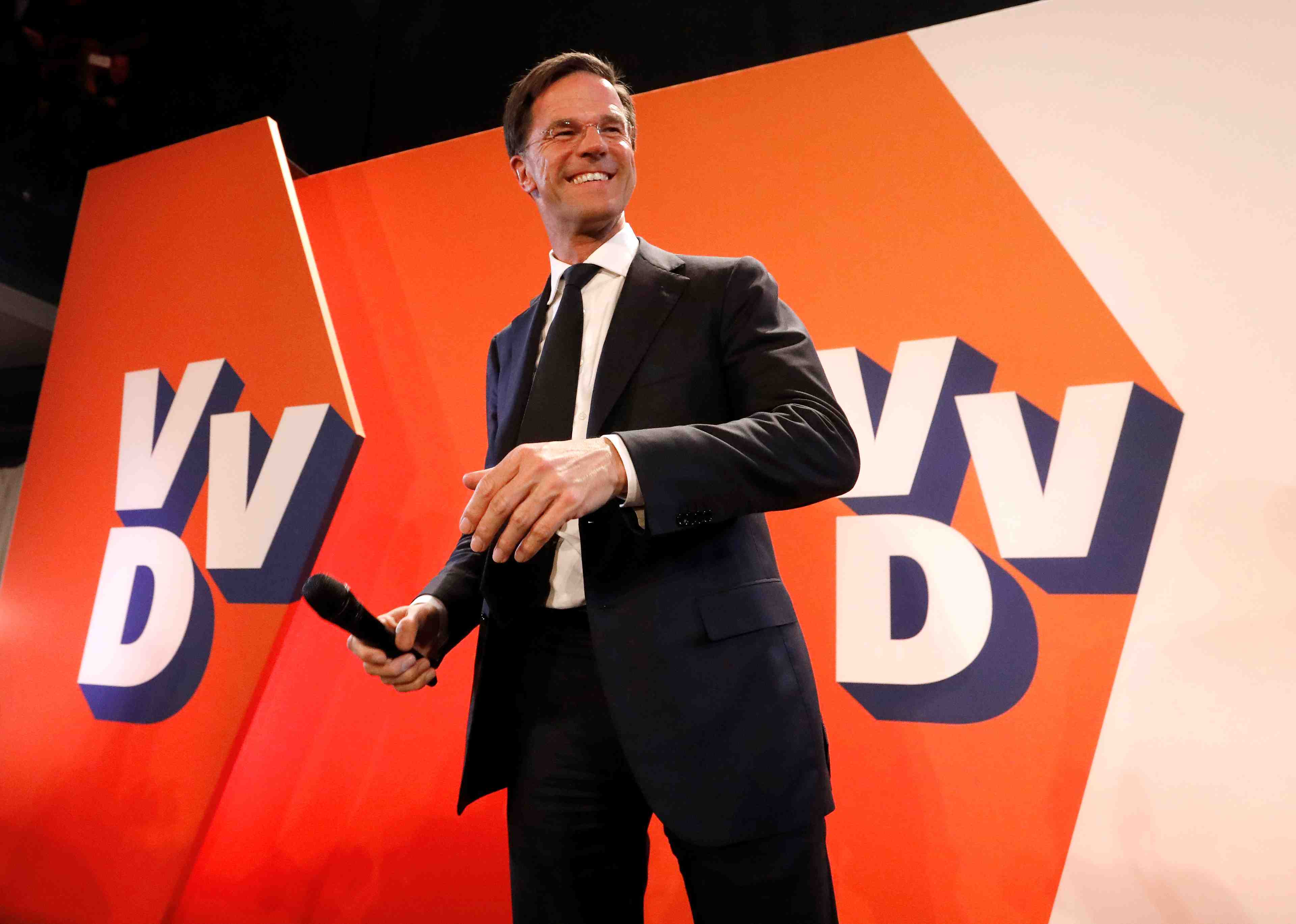 Victoire de la droite de mark rutte aux pays-bas