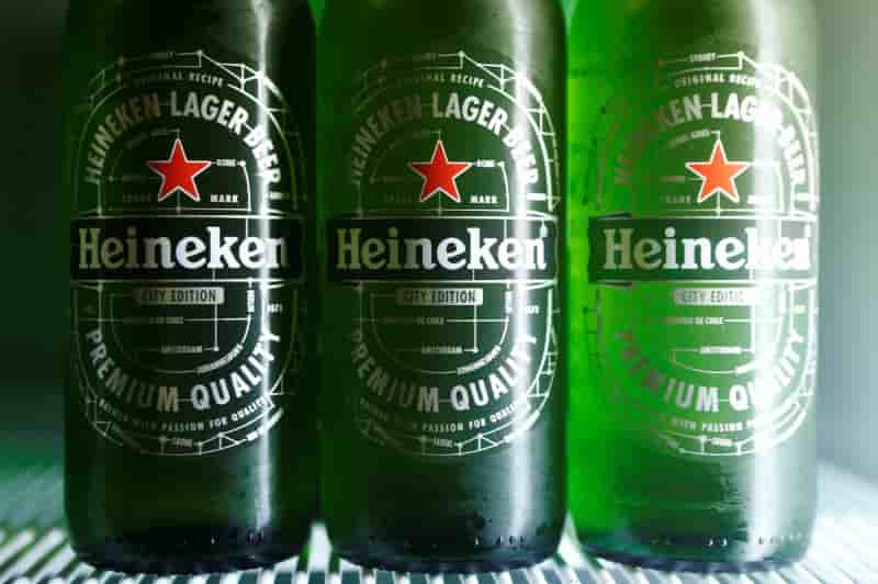 Heineken abaisse sa prevision de croissance de la marge en 2018