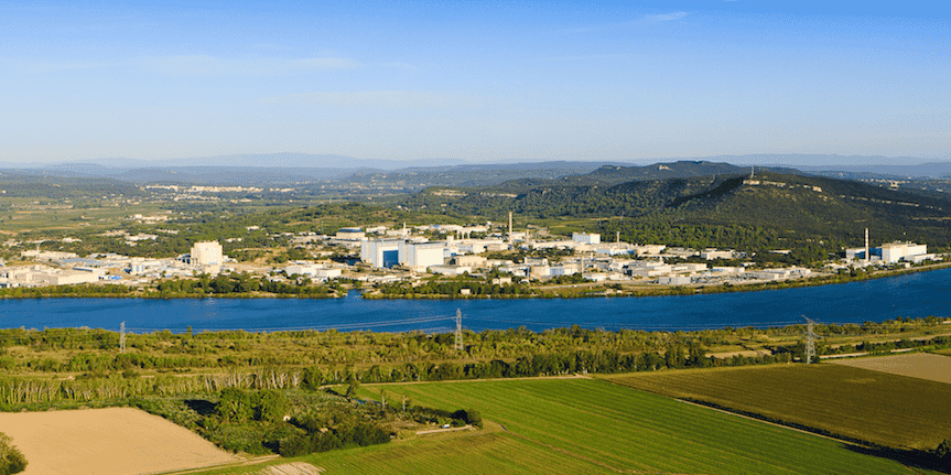 Le site du CEA à Marcoule dans le Gard.