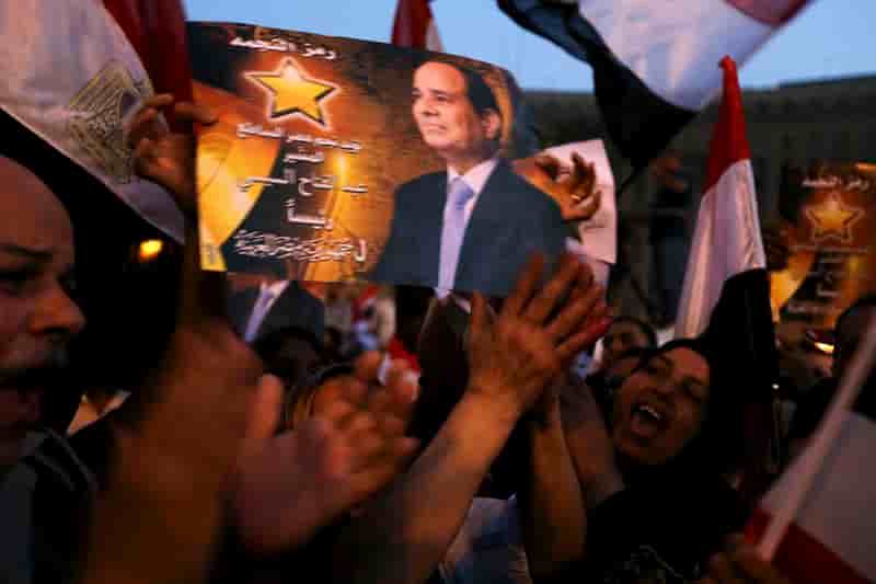 Sissi élu en Egypte avec 96,91% des voix, participation à 47%