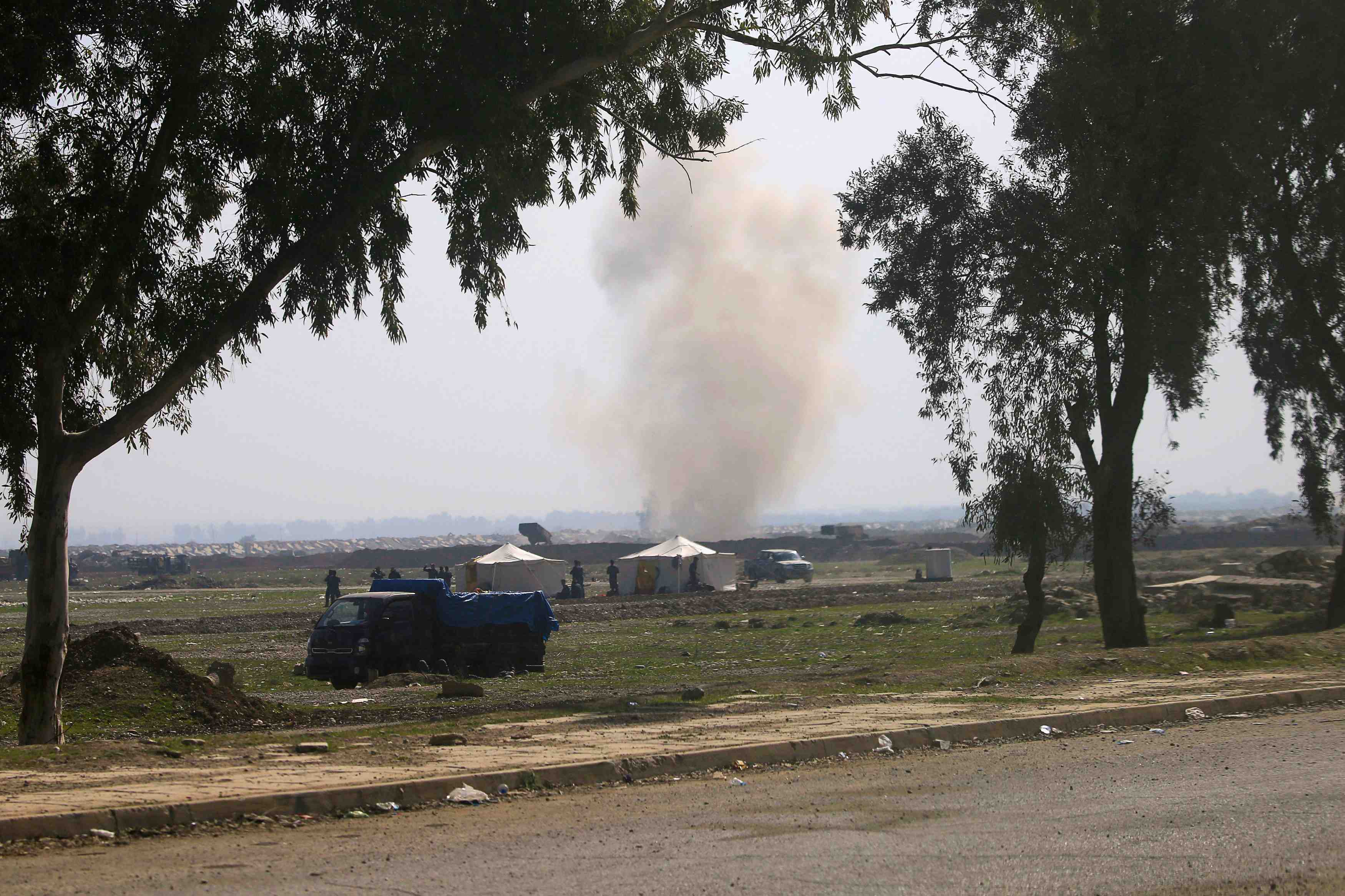 Les forces irakiennes coupent la route mossoul-tal afar