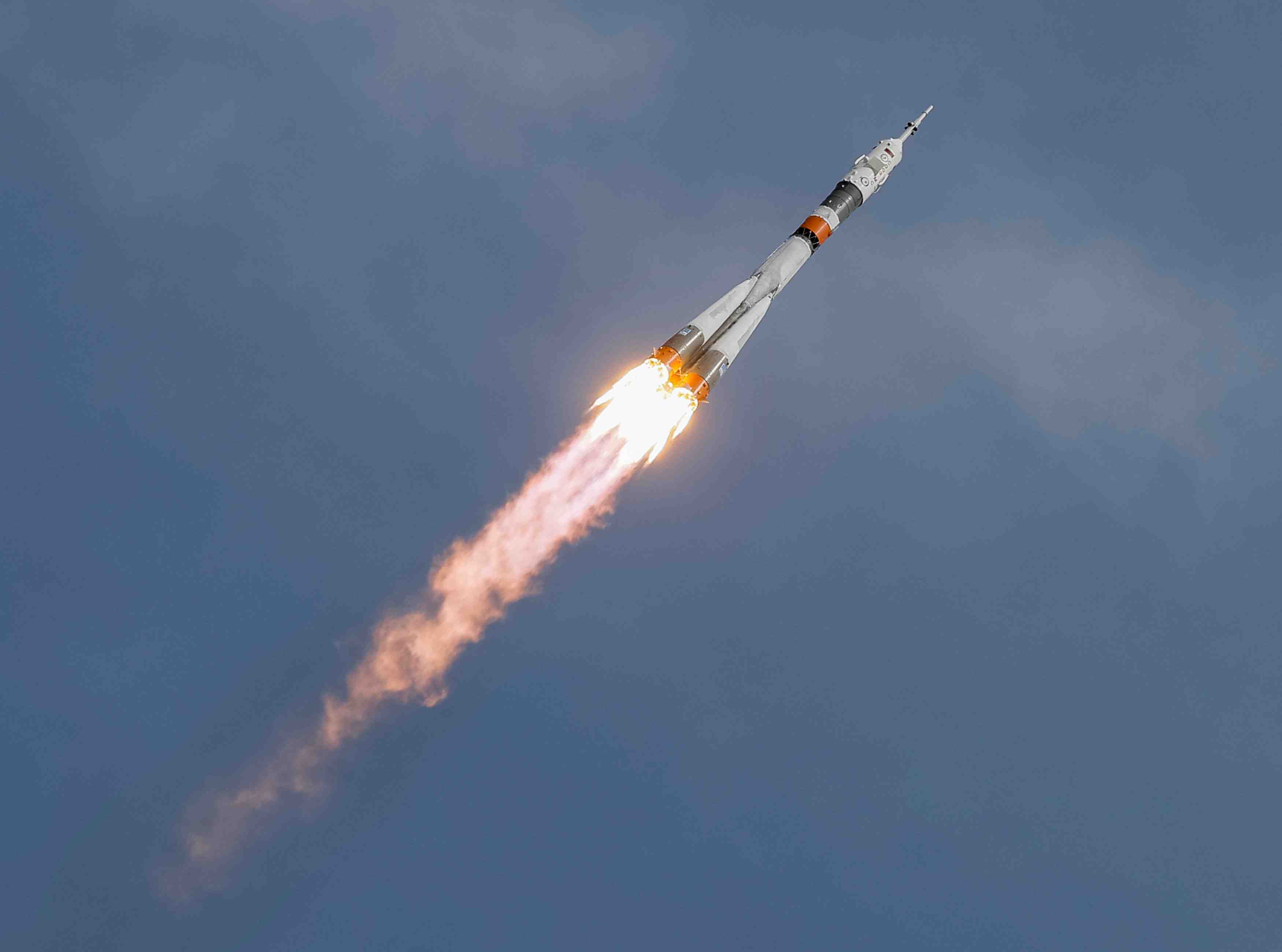 Un soyouz avec deux astronautes decolle a destination de l'iss