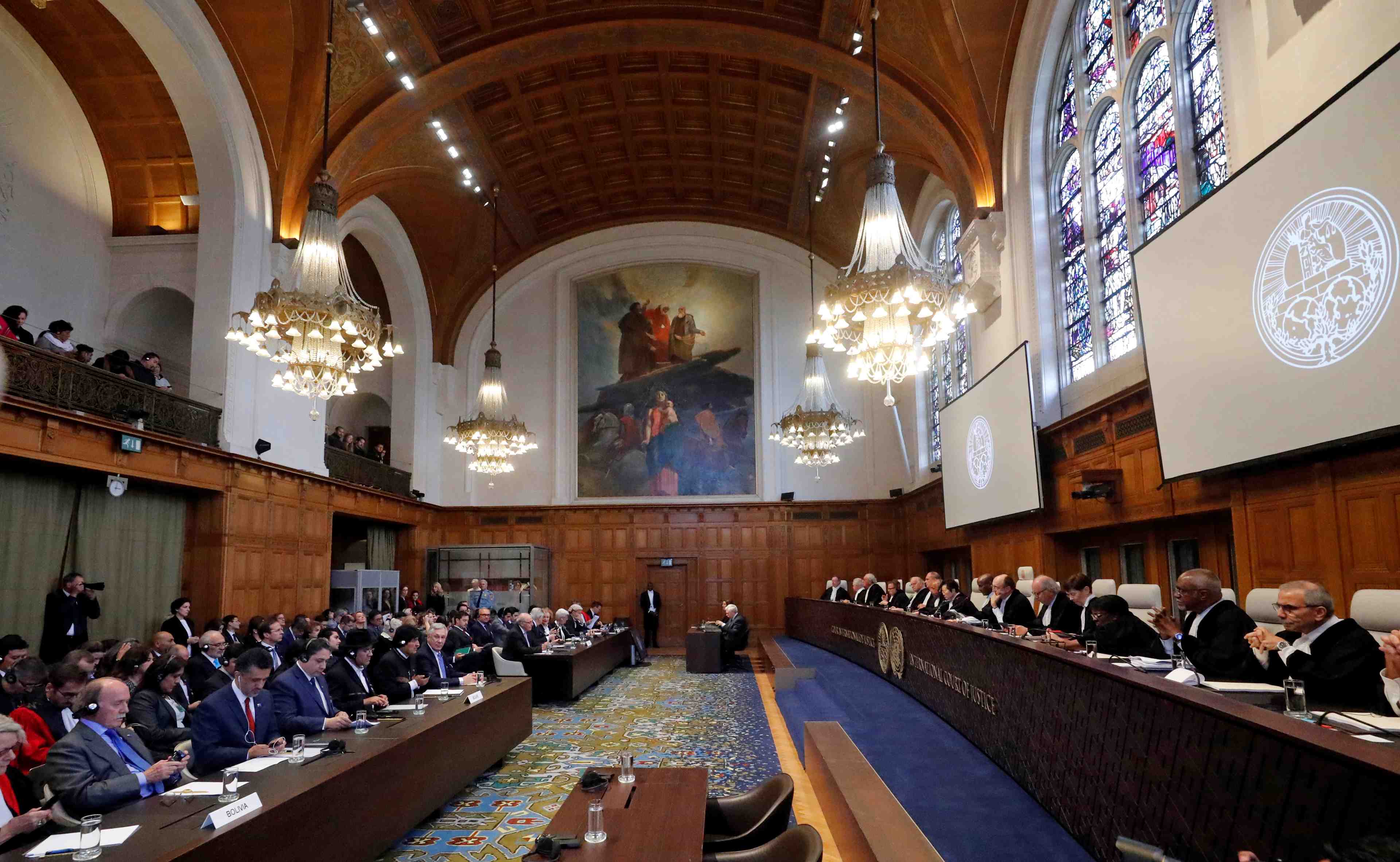 La bolivie deboutee par la cour internationale de justice
