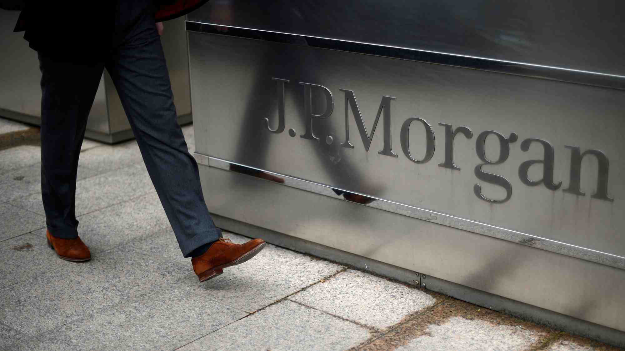 Le siege de jp morgan a canary wharf, a londres
