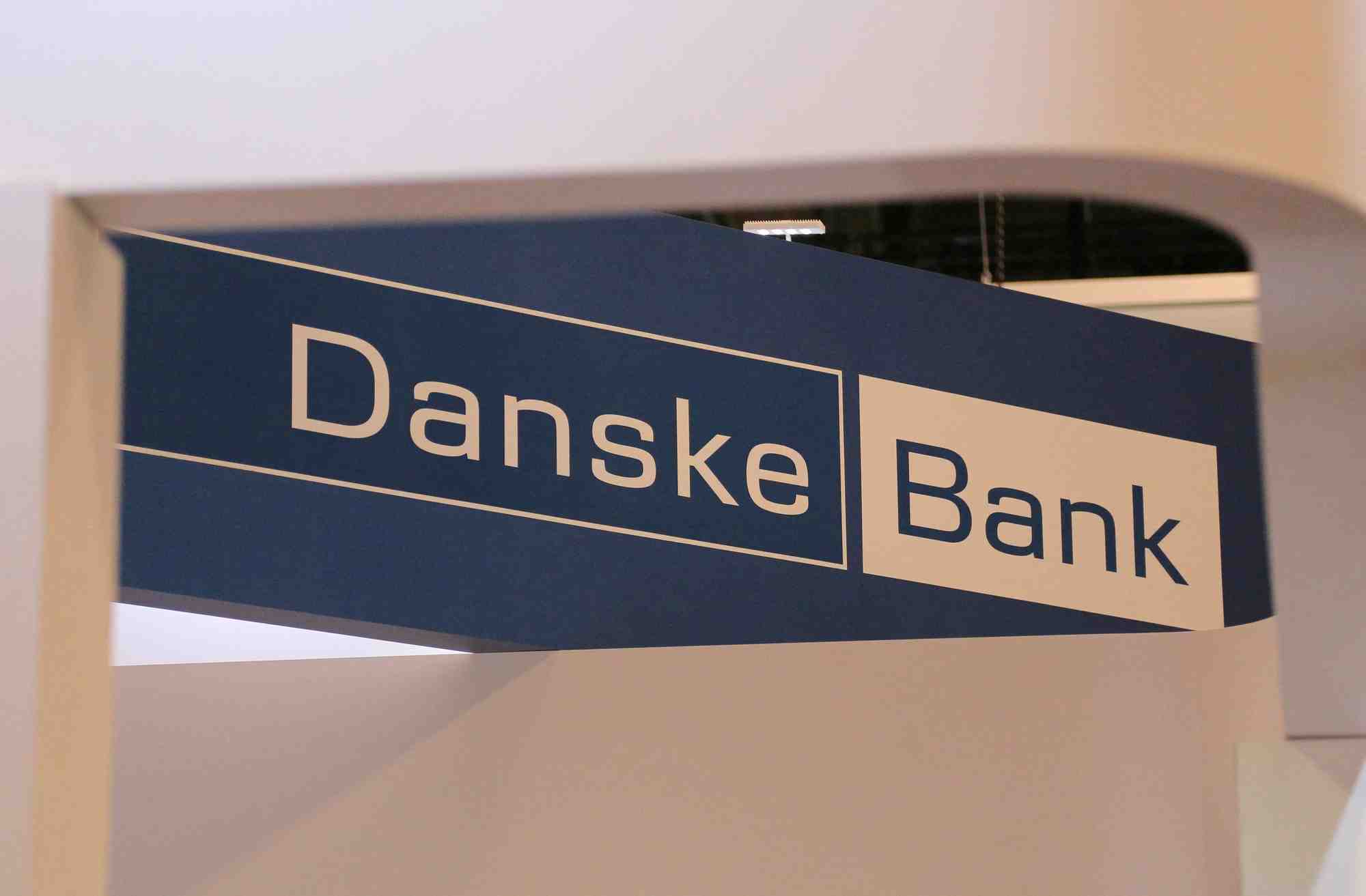 Le logo de la banque danoise danske bank a toronto