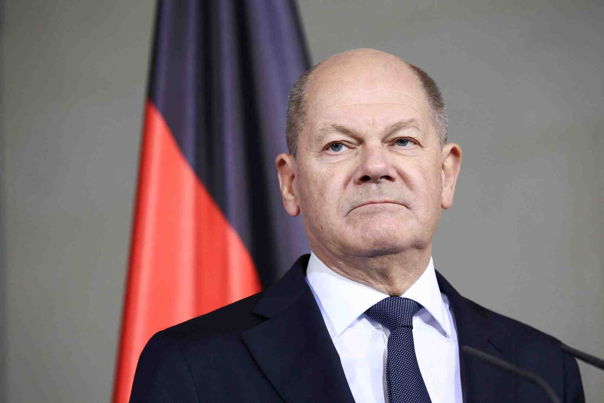Le chancelier allemand olaf scholz