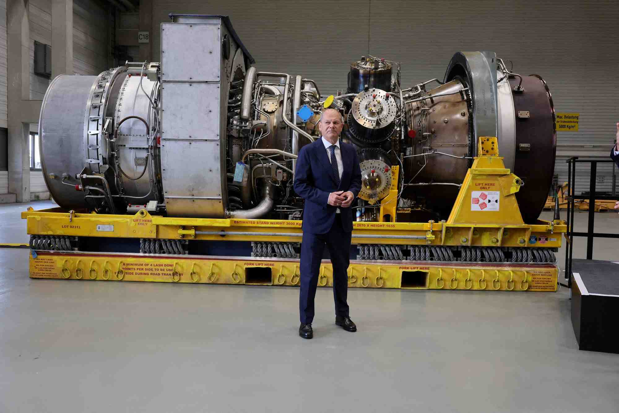Russie: scholz affirme que la turbine bloquee en allemagne pour nord stream 1 fonctionne