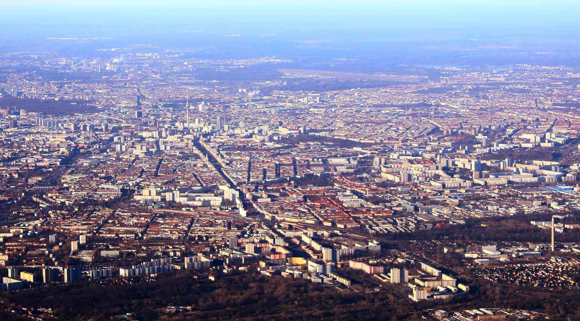 Une vue generale de berlin