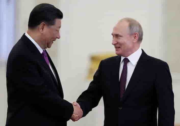 Xi Jinping Vladimir Poutine
