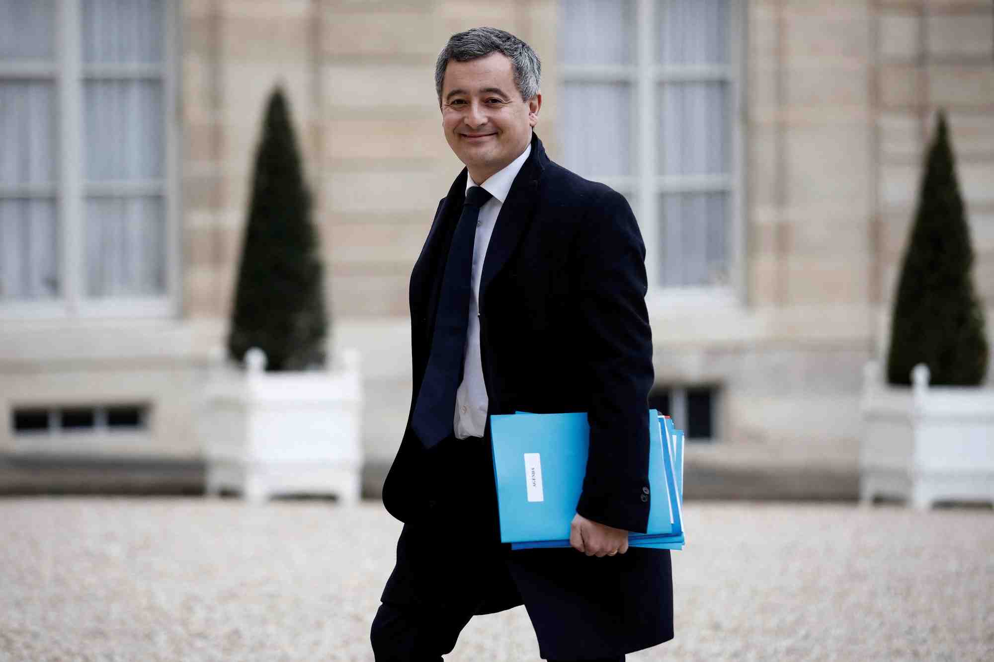 Le ministre francais de l'interieur gerald darmanin