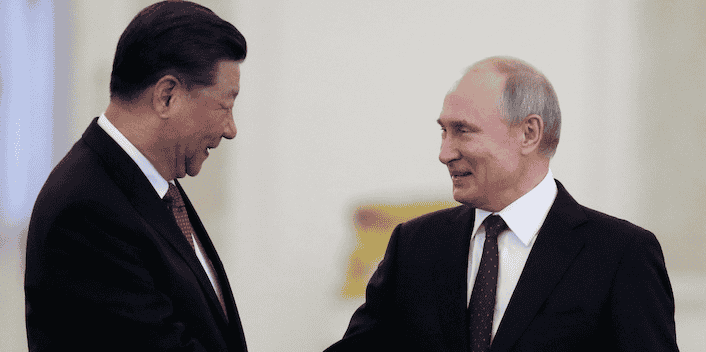 Xi Jinping Vladimir Poutine