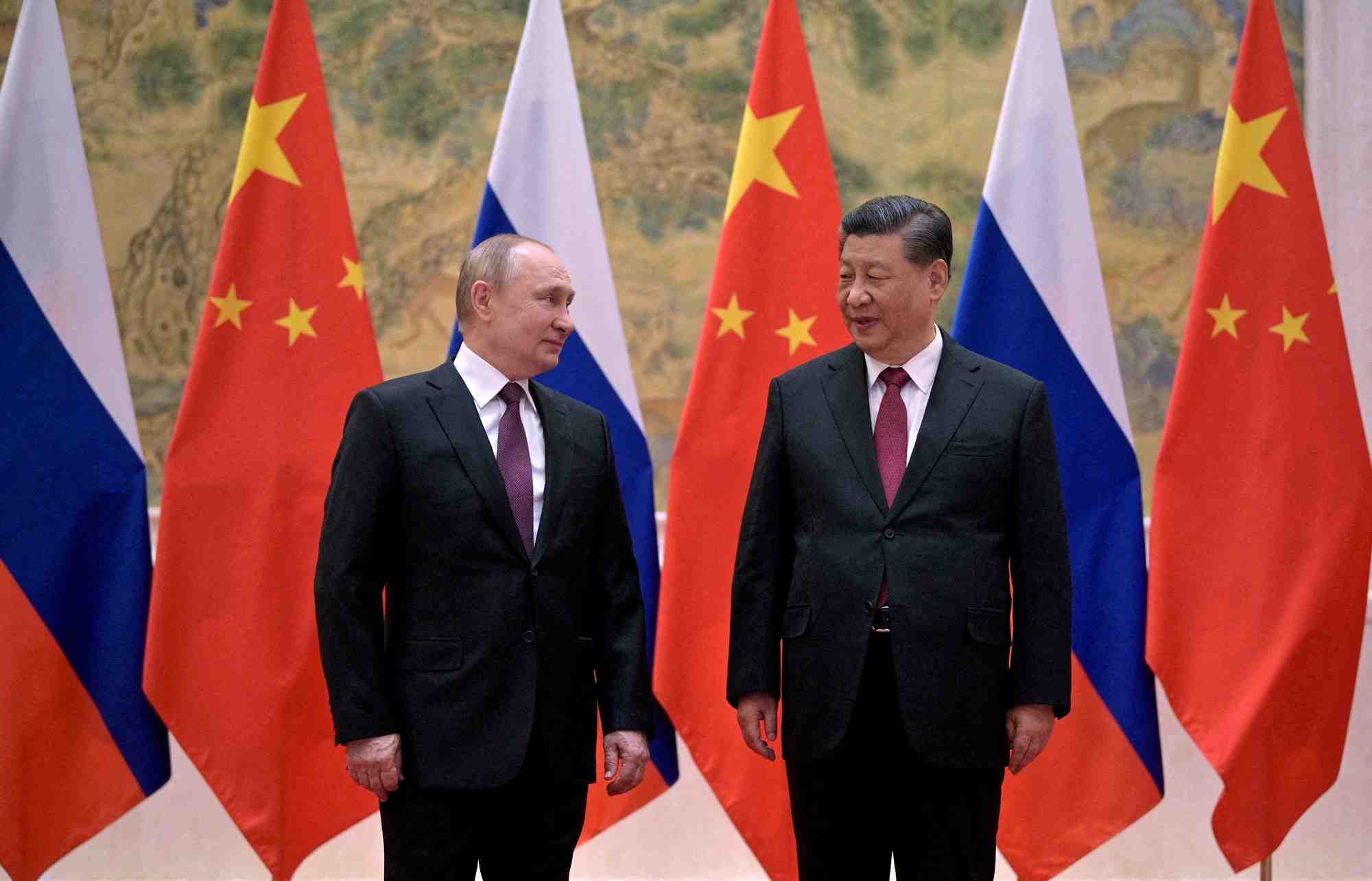 Vladimir poutine et xi jinping a pekin