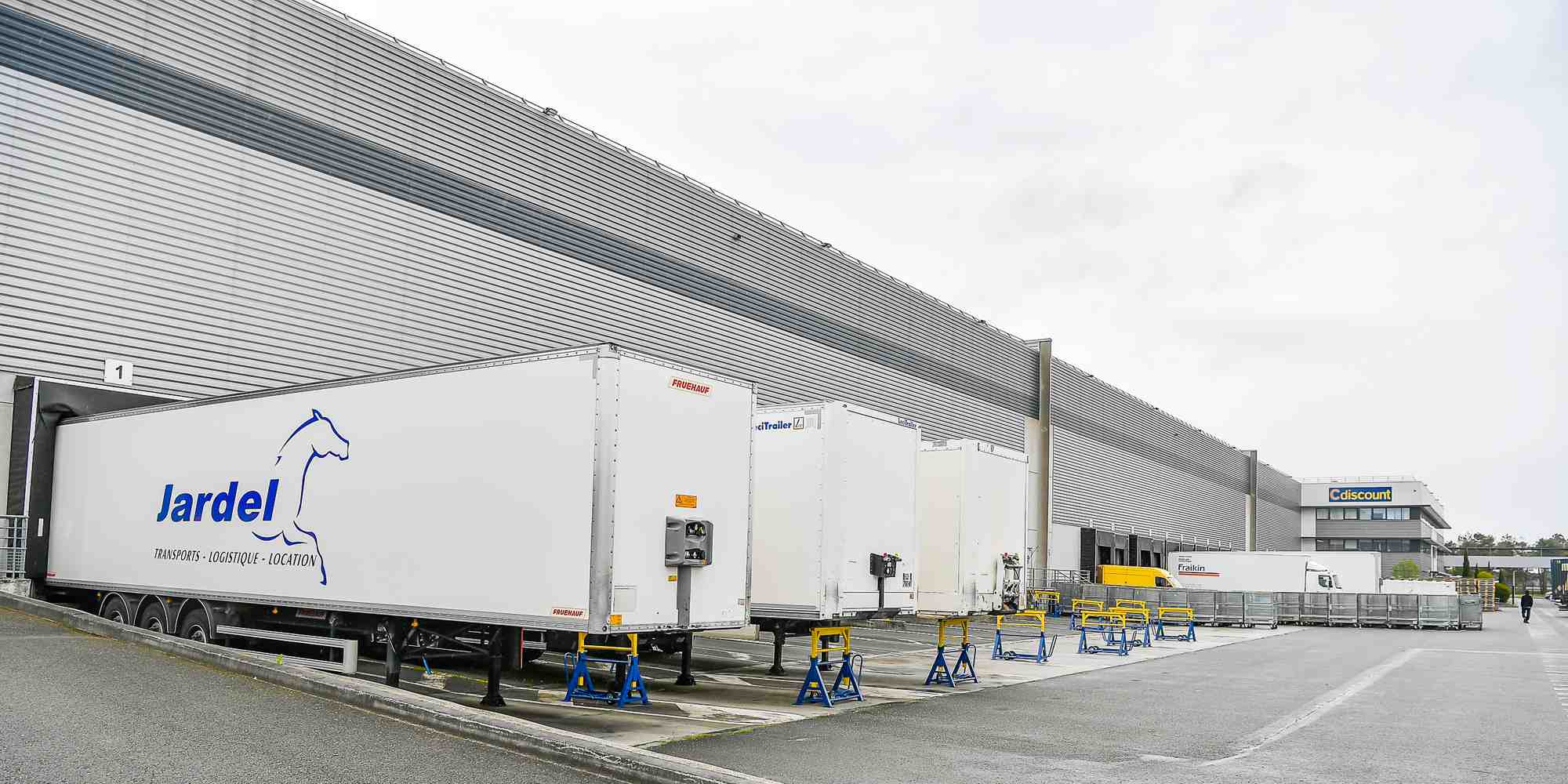 Des salariés de C-Logistics, à Cestas (Gironde), étaient en grève ce lundi 10 mars.
