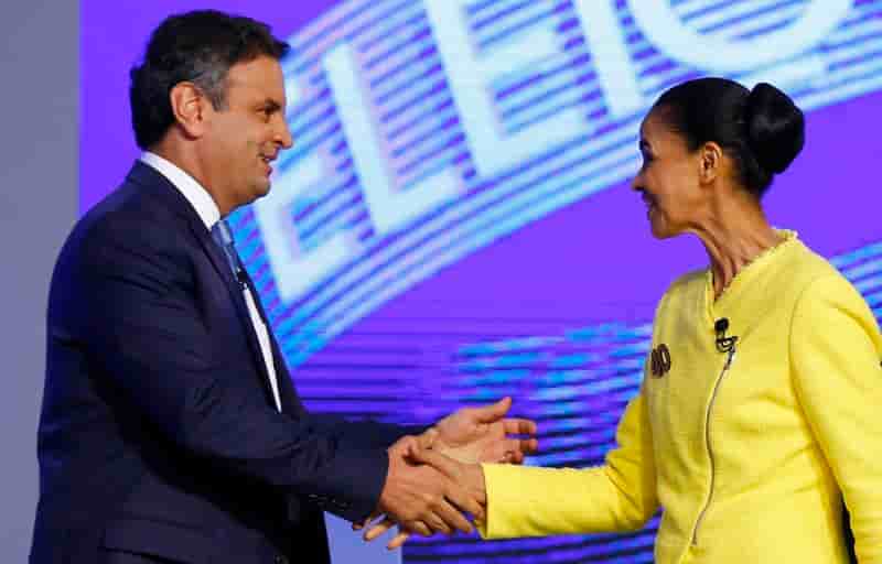 Marina Silva soutient Aecio Neves à la présidentielle au Brésil