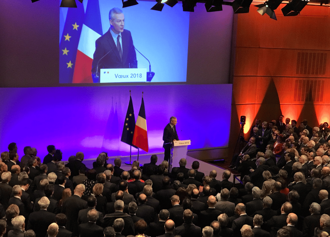 Bruno Le Maire voeux 2018