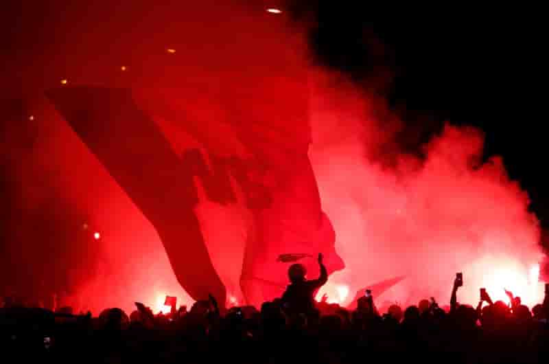 Des blesses dans un mouvement de foule a nice lors du match de la france