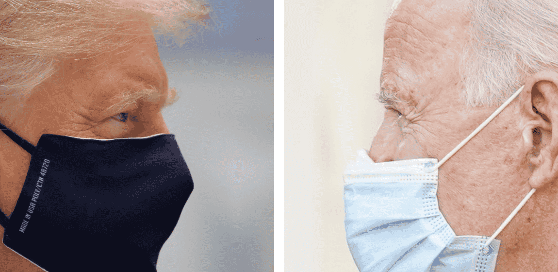 Trump-Biden, composite, fotojet