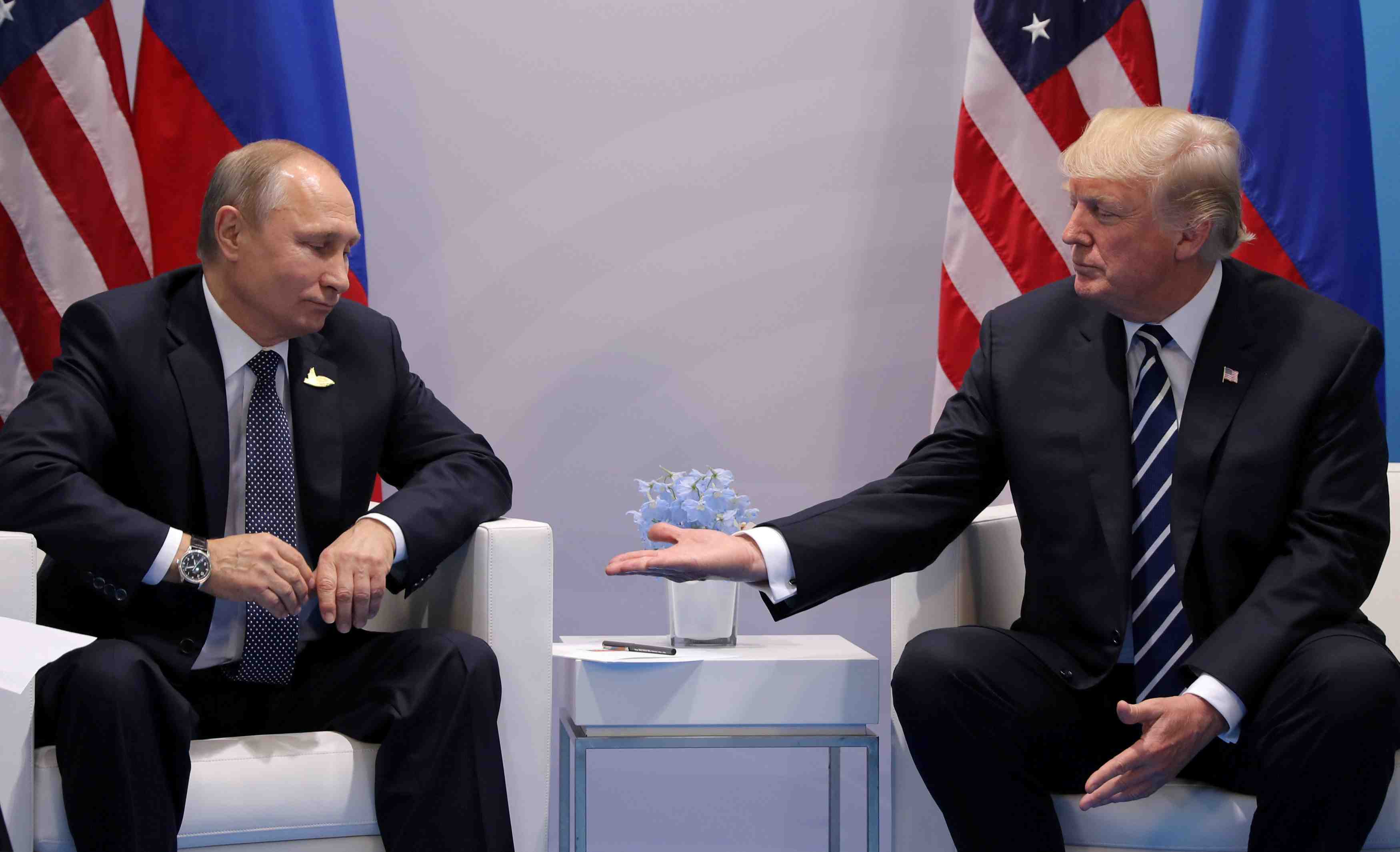 Trump et poutine discutent de la coree du nord