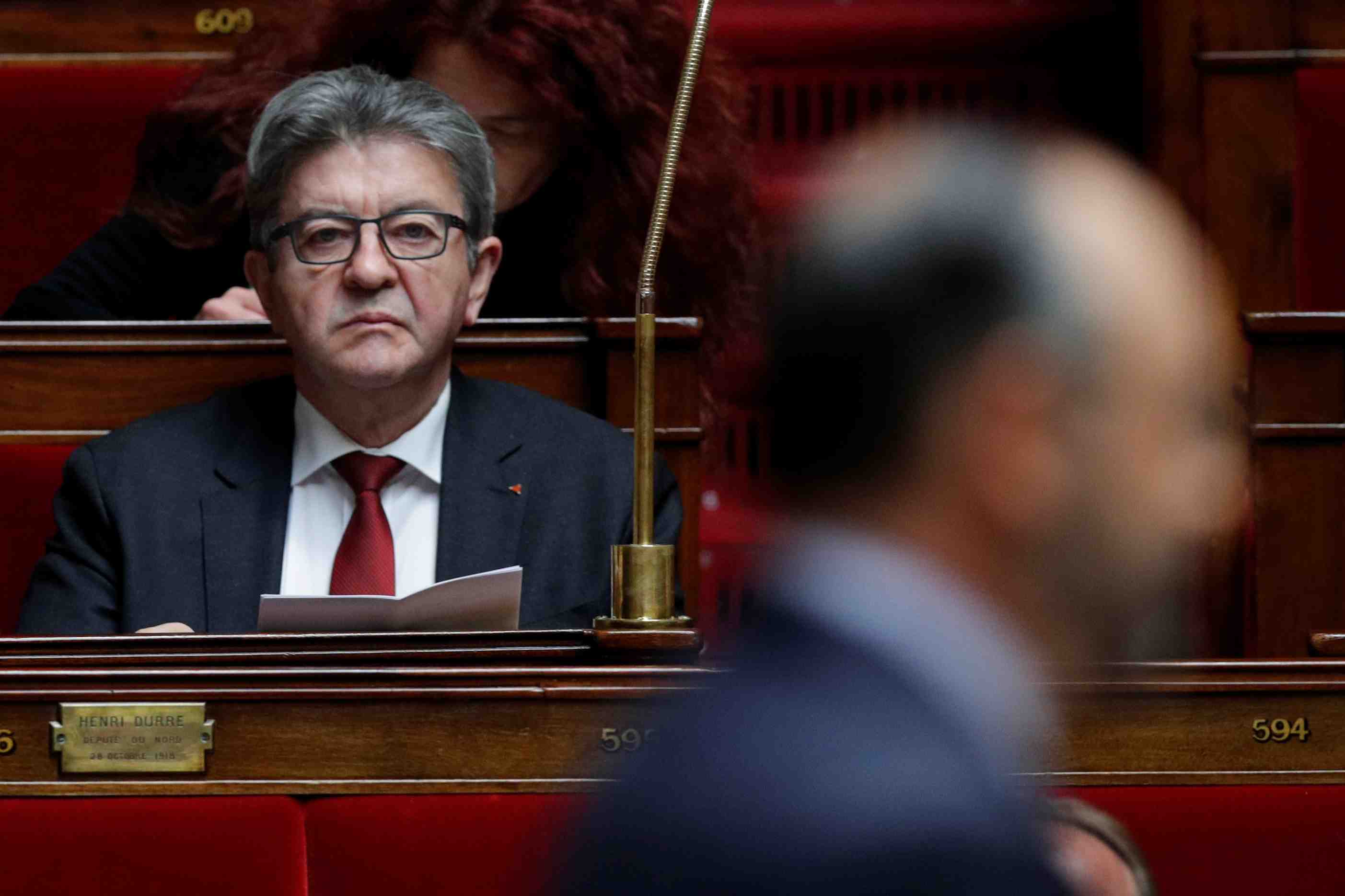 Melenchon sort du silence sur le revers de lfi aux europeennes