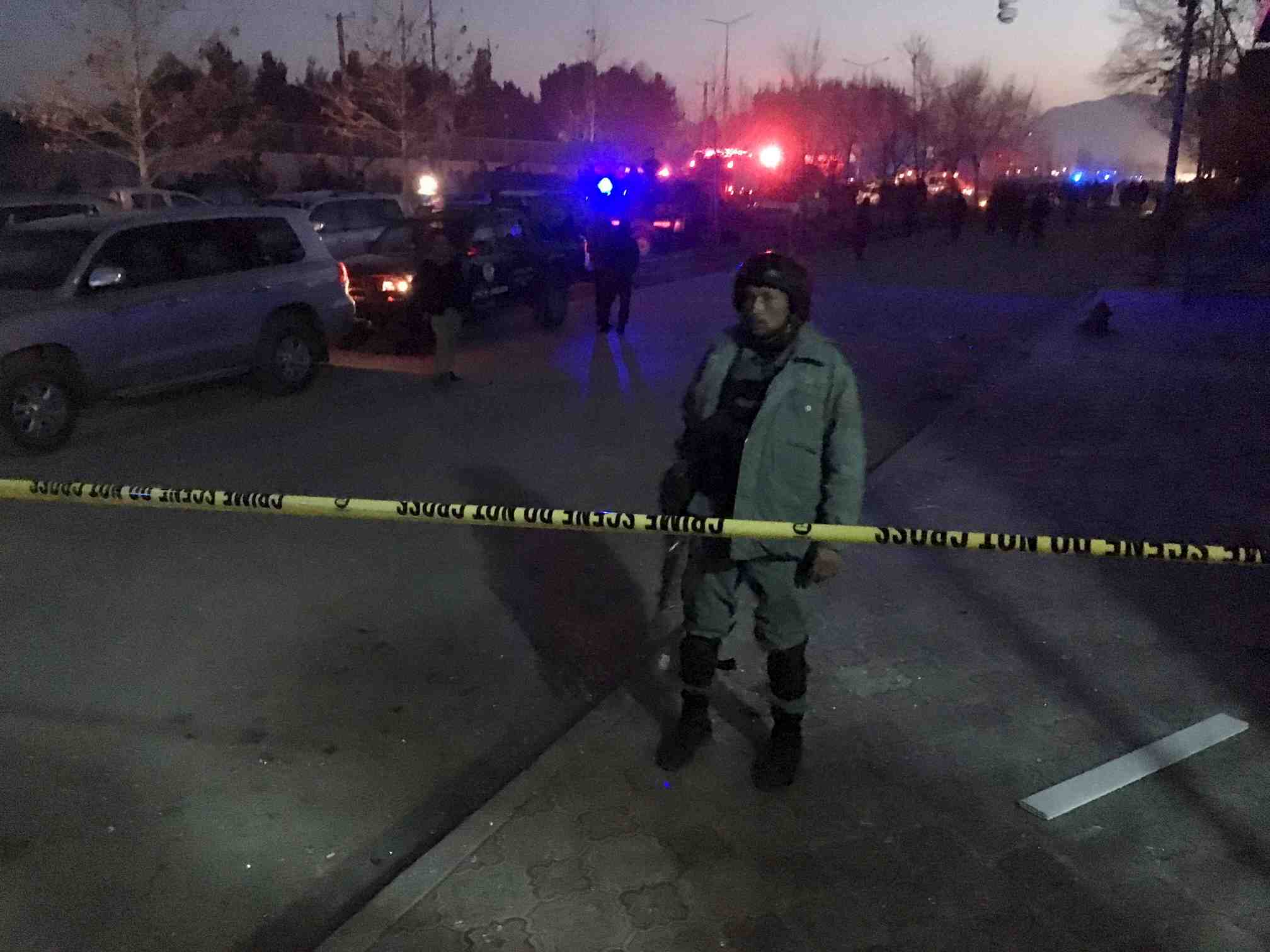 Attentat pres de l'ambassade russe a kaboul