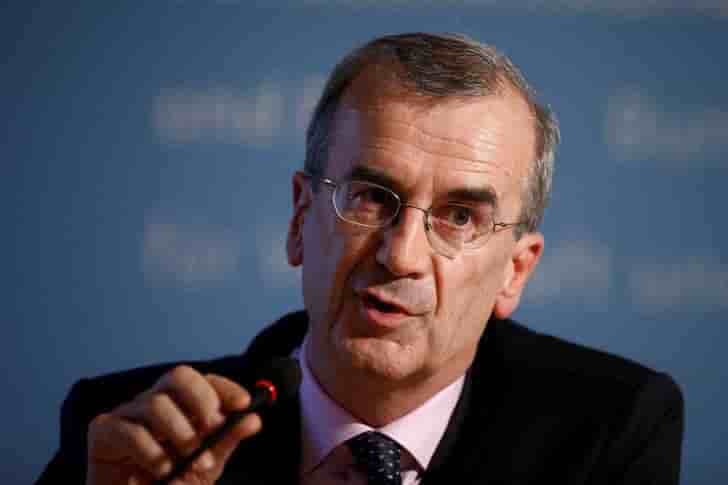 L'inflation moins sensible que la croissance aux risques actuels, dit villeroy
