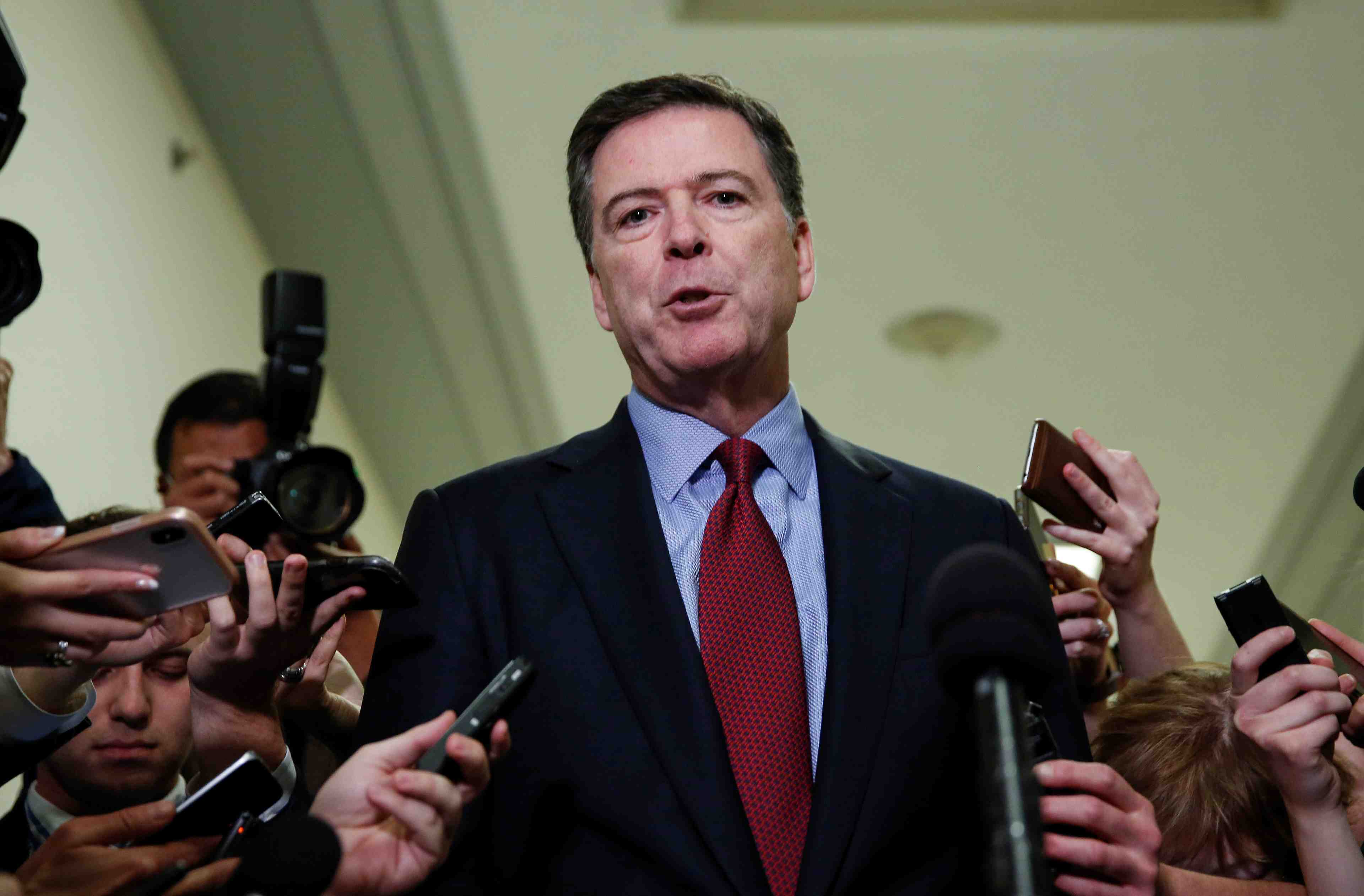Usa: comey a nouveau entendu par la chambre des representants le 17 decembre