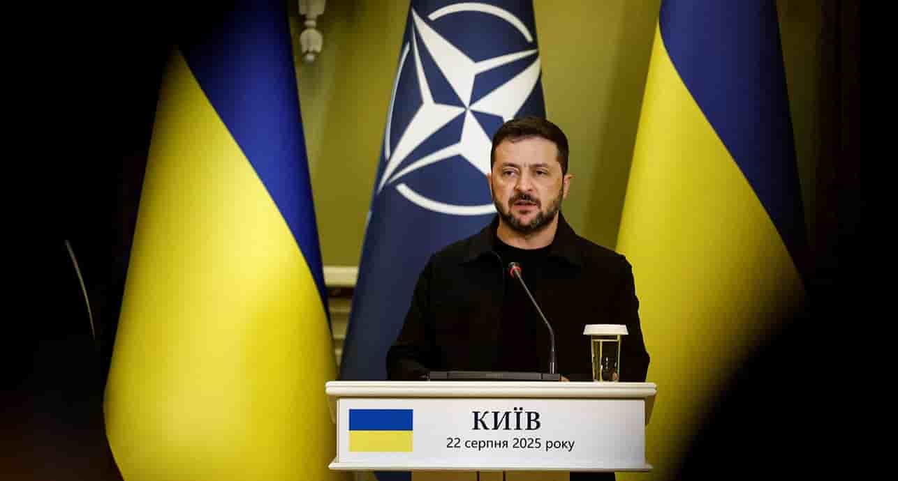 Volodymyr Zelensky, le 22 août 2025.