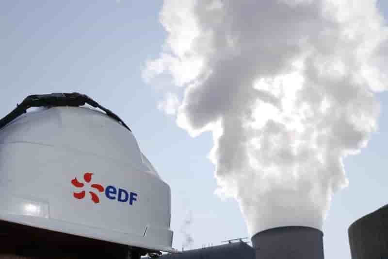 Edf, rare baisse en bourse de paris a mi-seance