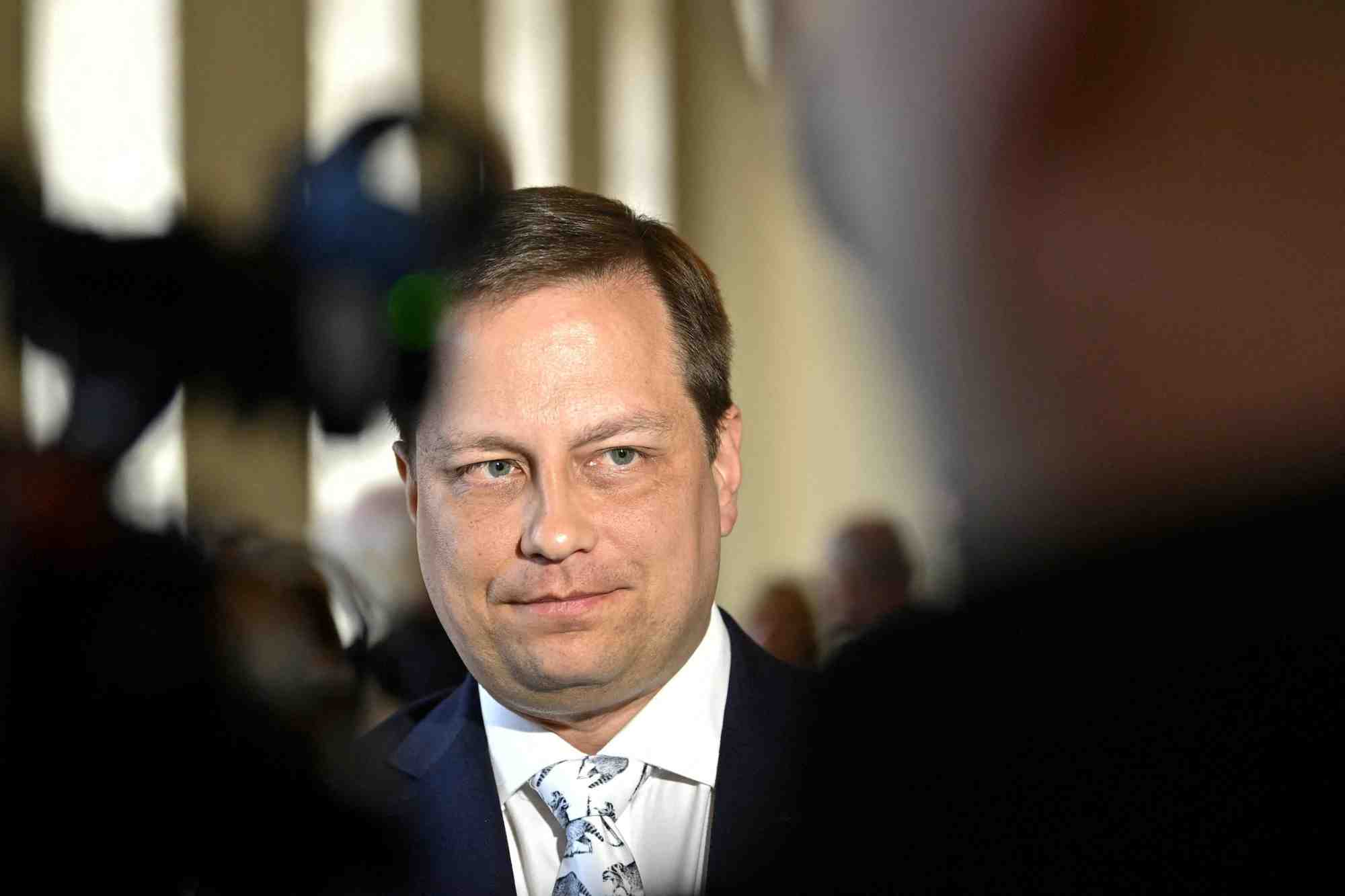 Le ministre finlandais de l'economie vilhelm junnila