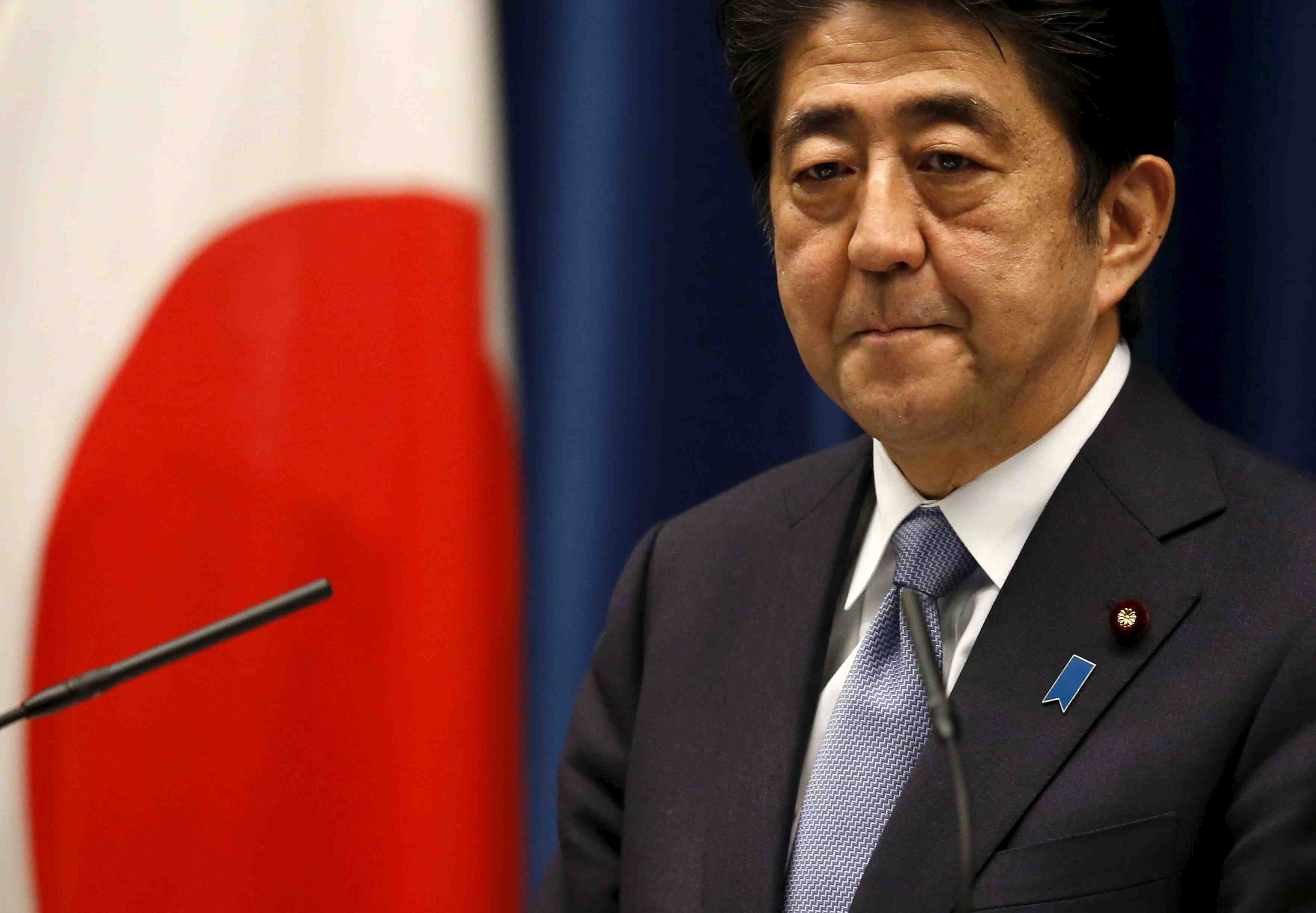 Shinzo abe evoque les "souffrances" causees par le japon en 39-45