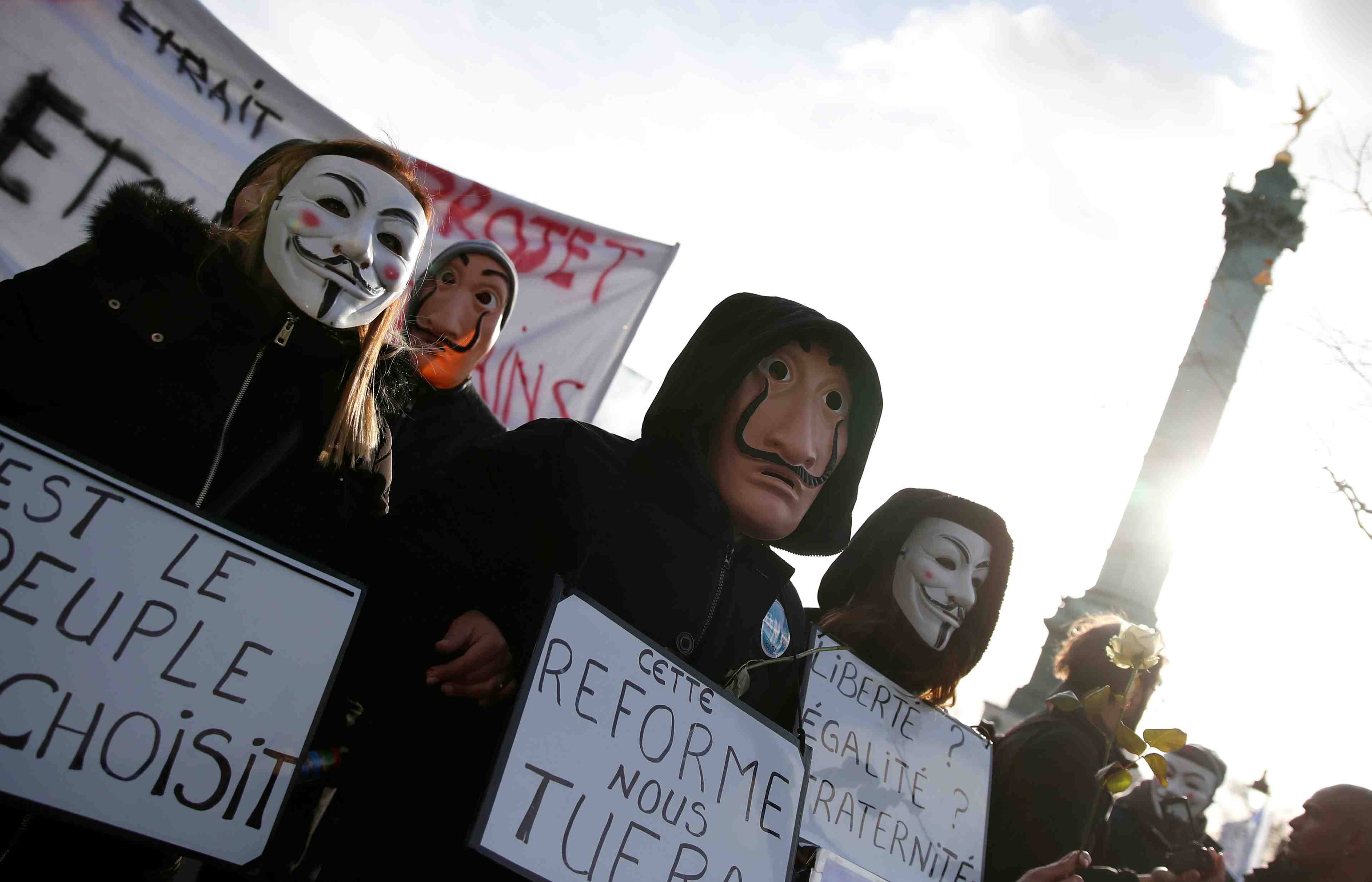Nouvelle manifestation a paris contre la reforme des retraites